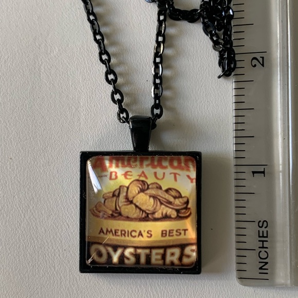 Necklace oyster pendant charm - Picture 6 of 7